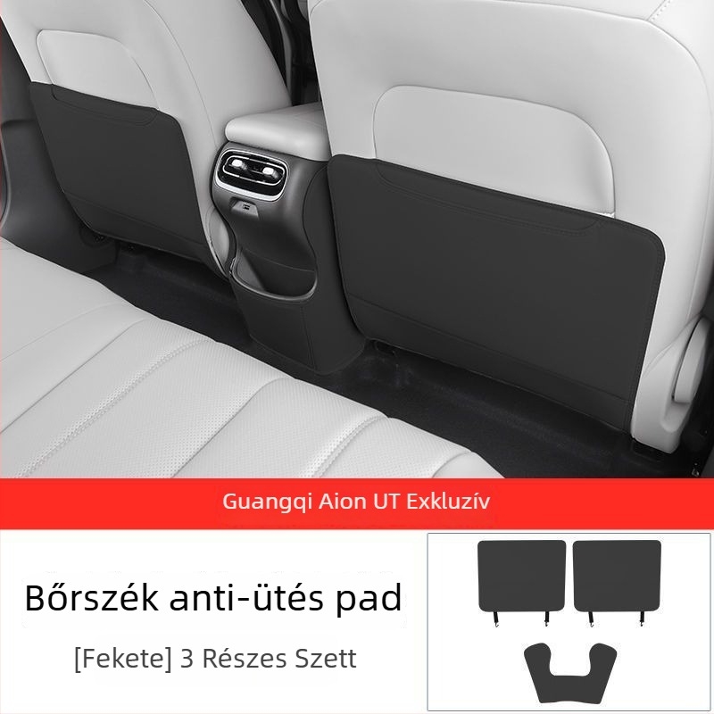 Bőr hátsó ülésvédő, védelem a szennyeződés és a rúgások ellen