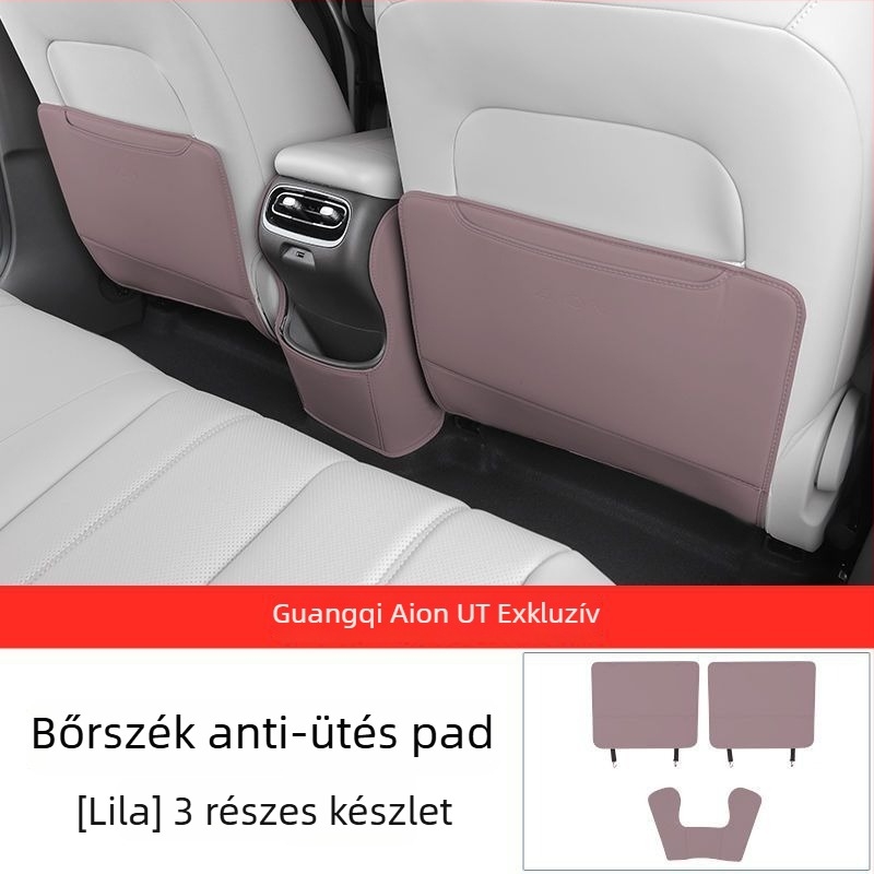 Bőr hátsó ülésvédő, védelem a szennyeződés és a rúgások ellen