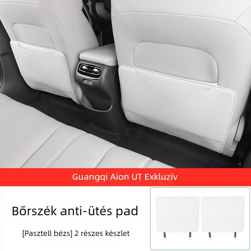 Bőr hátsó ülésvédő, védelem a szennyeződés és a rúgások ellen