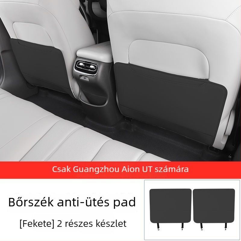 Bőr hátsó ülésvédő, védelem a szennyeződés és a rúgások ellen
