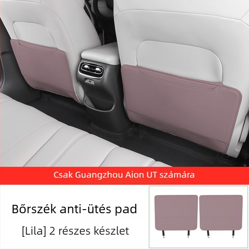 Bőr hátsó ülésvédő, védelem a szennyeződés és a rúgások ellen