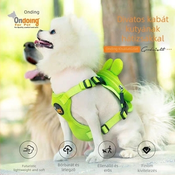 Mellény-stílusú kutyahám Cartoon dizájnnal, anyag: sandwich mesh, kategória: kutyahámok, nem nyújtható, márka: Egyéb