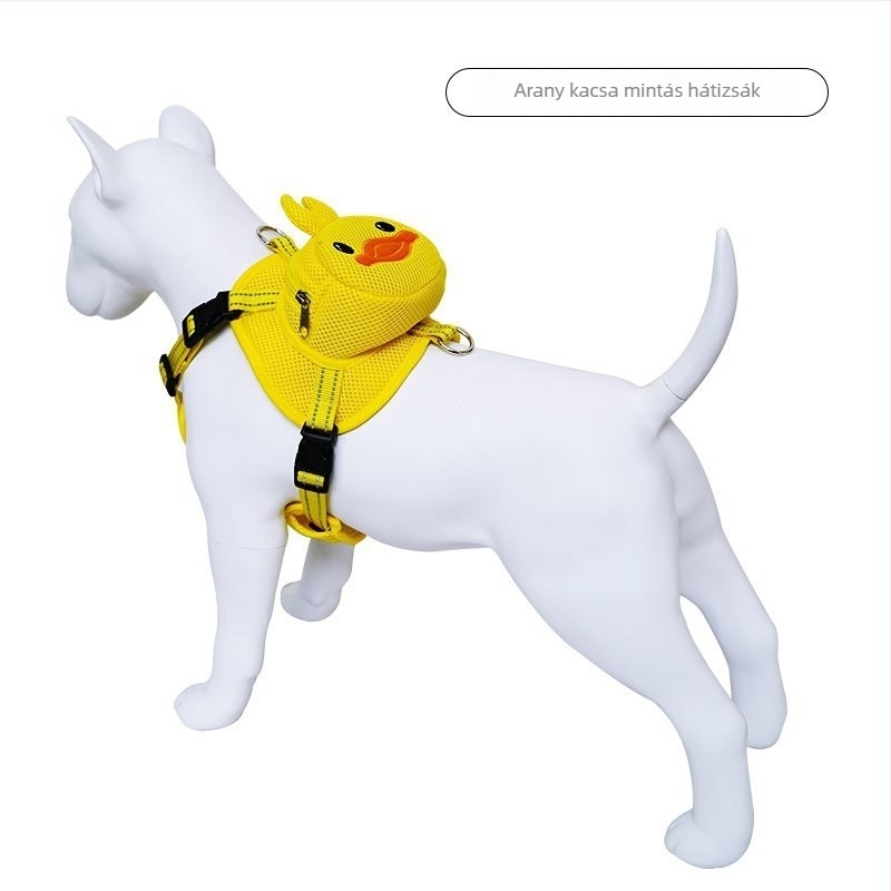 Mellény-stílusú kutyahám Cartoon dizájnnal, anyag: sandwich mesh, kategória: kutyahámok, nem nyújtható, márka: Egyéb
