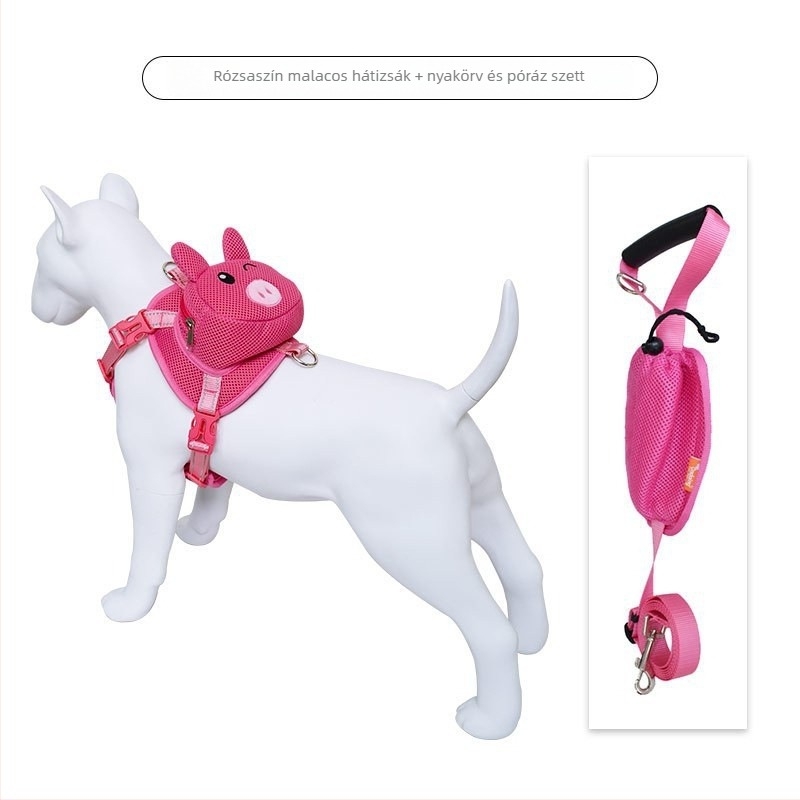 Mellény-stílusú kutyahám Cartoon dizájnnal, anyag: sandwich mesh, kategória: kutyahámok, nem nyújtható, márka: Egyéb