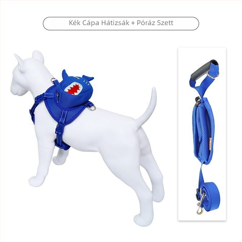 Mellény-stílusú kutyahám Cartoon dizájnnal, anyag: sandwich mesh, kategória: kutyahámok, nem nyújtható, márka: Egyéb