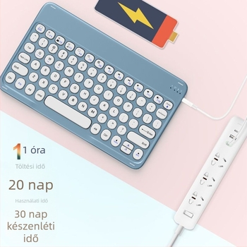 Bluetooth vezeték nélküli billentyűzet numerikus paddel Apple, Huawei és Xiaomi táblagépekhez és telefonokhoz