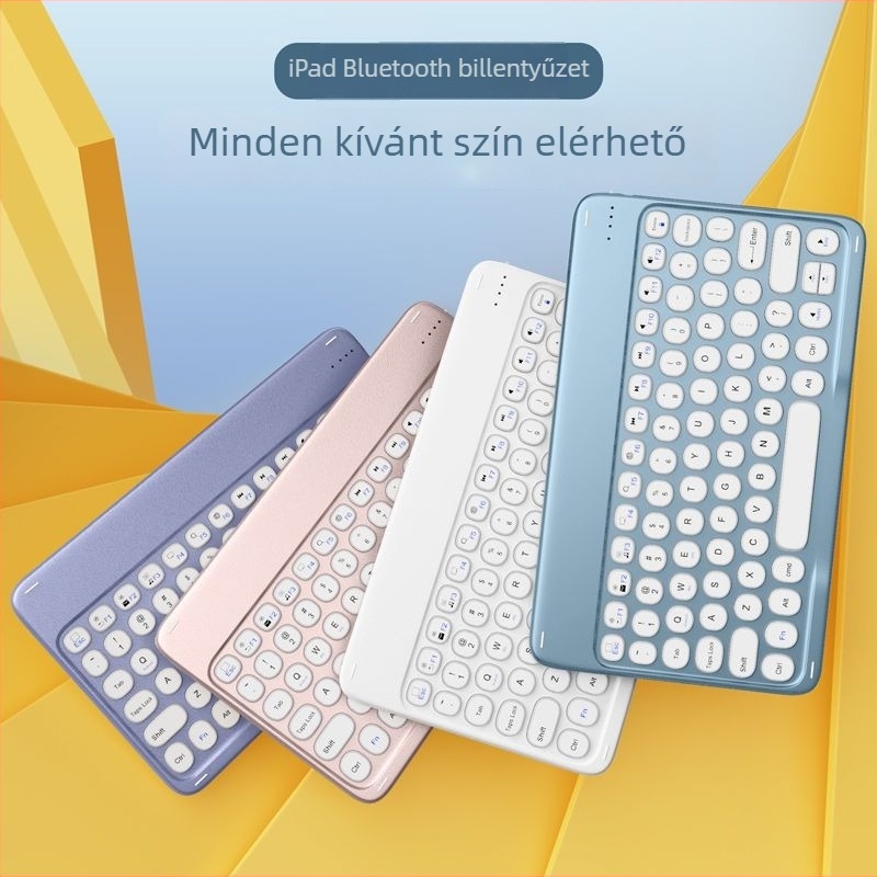 Bluetooth vezeték nélküli billentyűzet numerikus paddel Apple, Huawei és Xiaomi táblagépekhez és telefonokhoz
