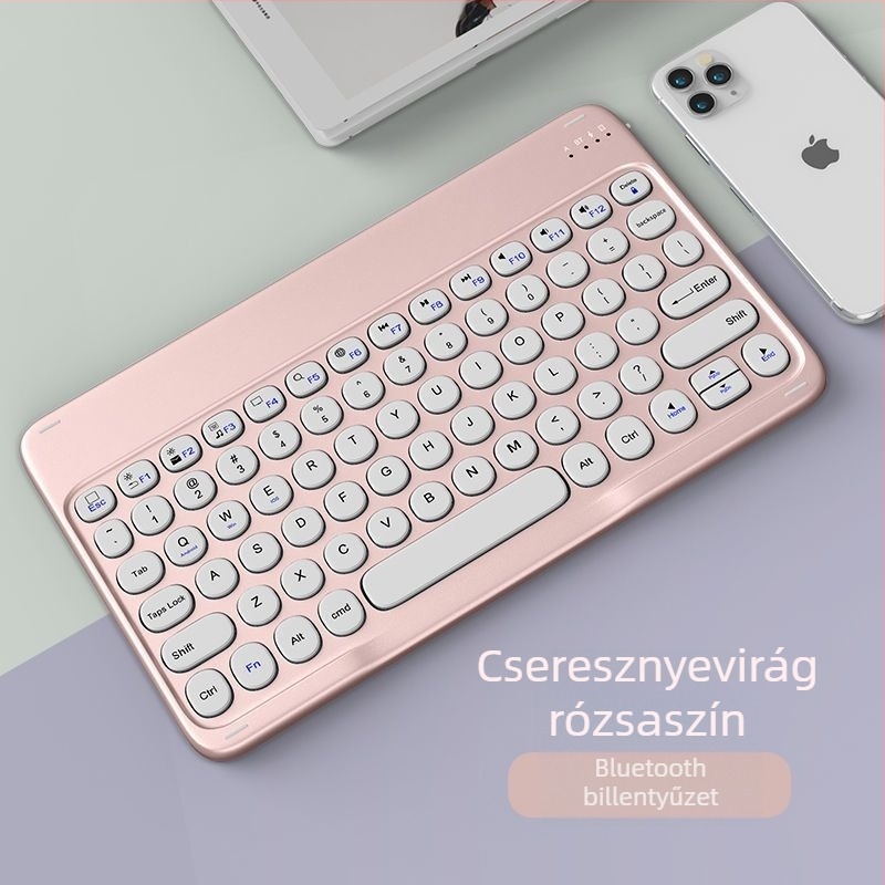 Bluetooth vezeték nélküli billentyűzet numerikus paddel Apple, Huawei és Xiaomi táblagépekhez és telefonokhoz