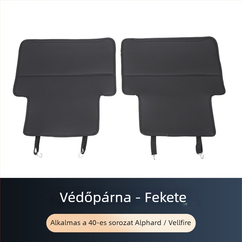 ALF40 Bőr belső hátpárnák Alphard/Vellfire-hoz – első, középső és harmadik sorhoz, szennyeződés elleni védőhuzat