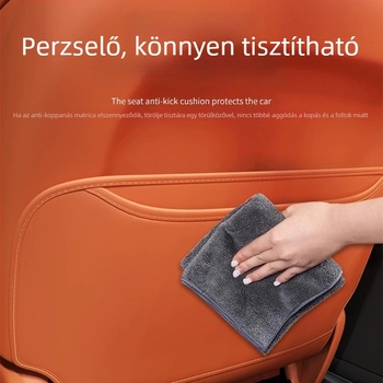 L6L7L8L9 ülés hátsó támla védő — Special, mikroszálas bőr, egész éves használatra, egyszerű stílus.