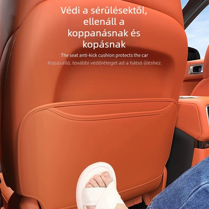 L6L7L8L9 ülés hátsó támla védő — Special, mikroszálas bőr, egész éves használatra, egyszerű stílus.