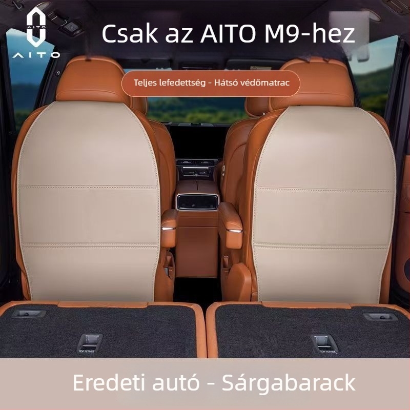 Hátsó üléstakaró védőpad – teljes fedés, bőr, töltet szivacs, testre szabható logó, modellszerinti illeszkedés, kopás és karcolás elleni védelem