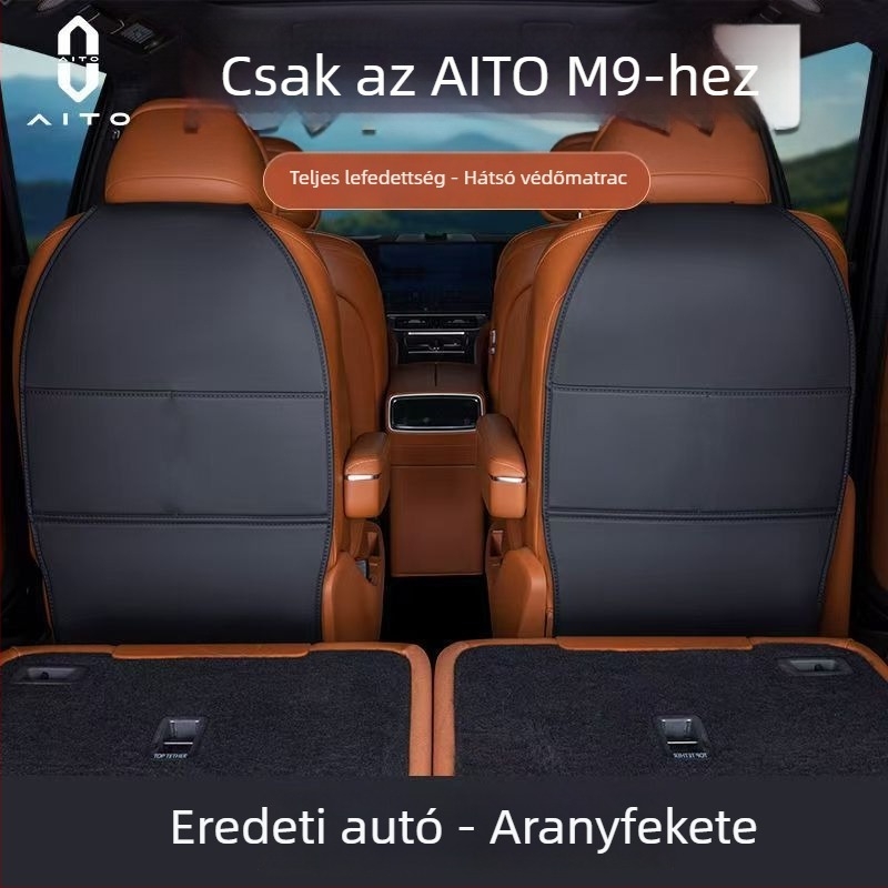 Hátsó üléstakaró védőpad – teljes fedés, bőr, töltet szivacs, testre szabható logó, modellszerinti illeszkedés, kopás és karcolás elleni védelem