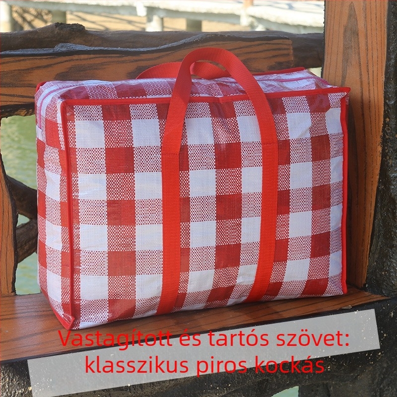 Költöztető szőtt tároló táska, nagy kapacitású rendszerező utazótáska kígyómintás