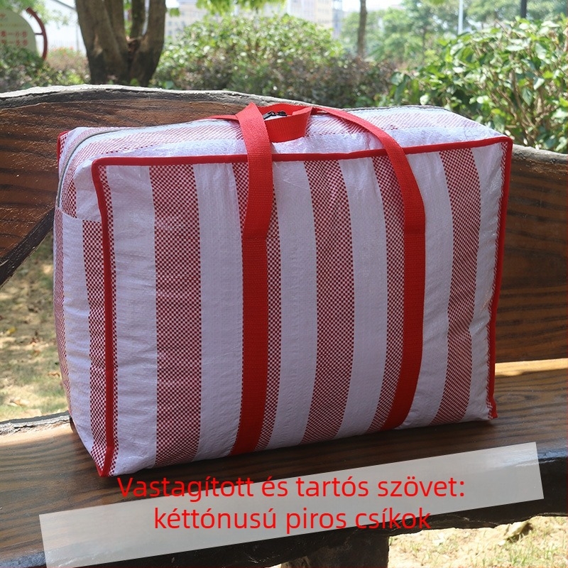 Költöztető szőtt tároló táska, nagy kapacitású rendszerező utazótáska kígyómintás