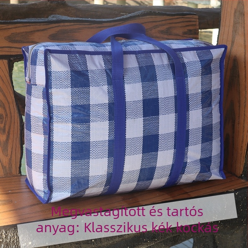 Költöztető szőtt tároló táska, nagy kapacitású rendszerező utazótáska kígyómintás