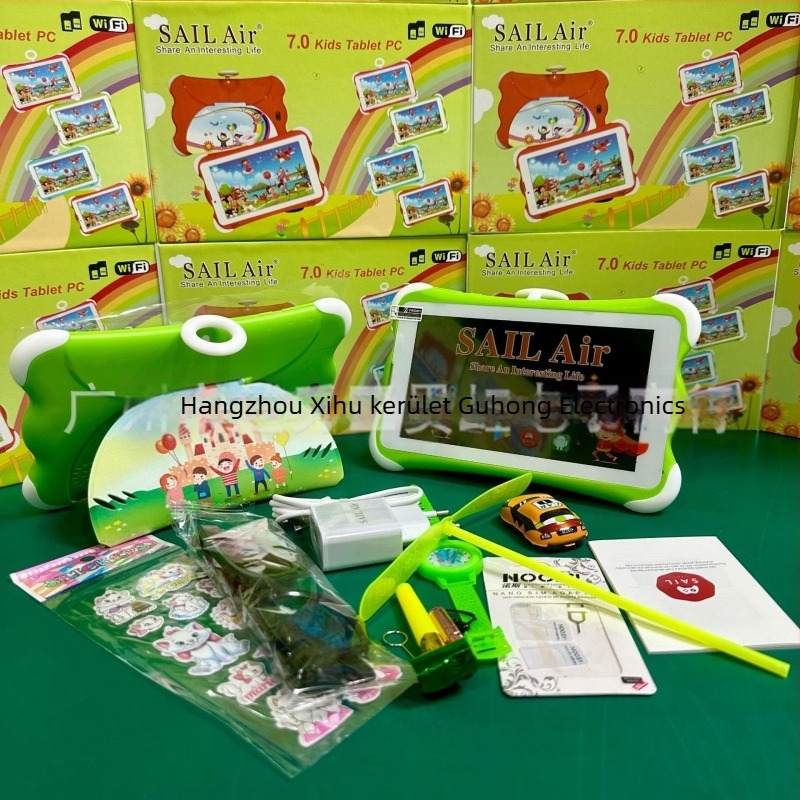 SAIL Air 3500 Android gyermekeknek tablet, Quad‑Core 1.5GHz, 32GB flash tár, Dual SIM, IPS kijelző