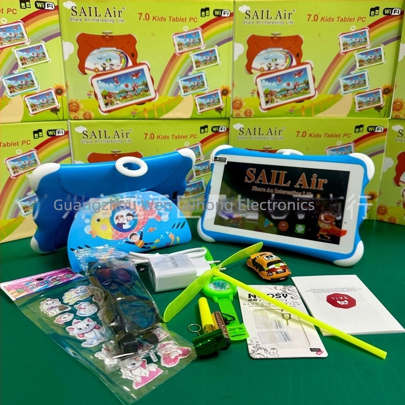 SAIL Air 3500 Android gyermekeknek tablet, Quad‑Core 1.5GHz, 32GB flash tár, Dual SIM, IPS kijelző