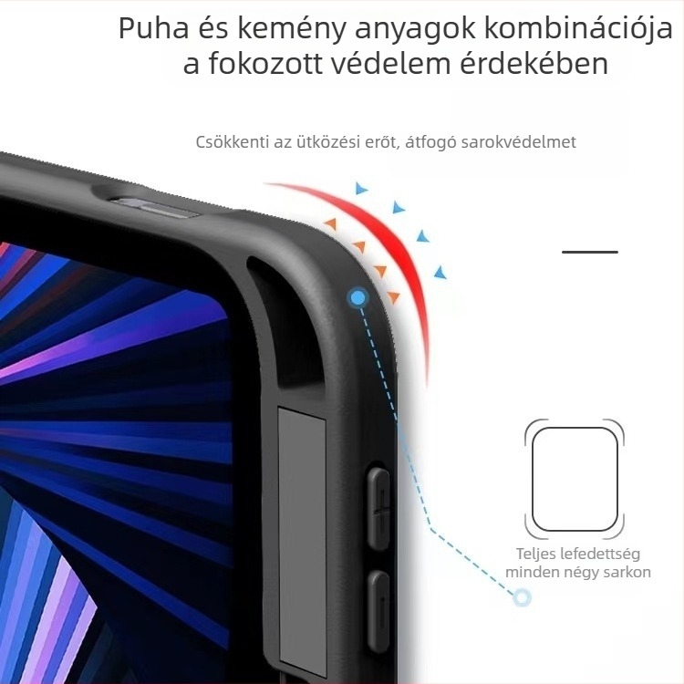 Akril háromrészes védőtok iPad Pro 11 és 12,9 hüvelykhez – Air67/Mini67