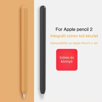 Apple Pencil 2. generációhoz szilikon tok – ütésálló védelem, puha külső, aranyos stílus, mágneses töltés, testreszabható