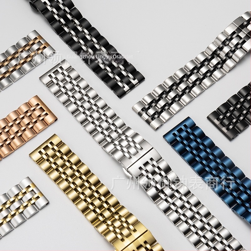 Rozsdamentes acél szíj Apple Watch-hoz, 22 mm interfész szélesség, kompatibilis Apple/General modellekkel, tömeg 0.1