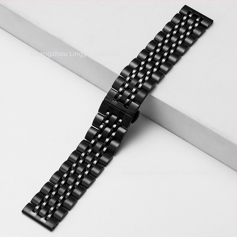 Rozsdamentes acél szíj Apple Watch-hoz, 22 mm interfész szélesség, kompatibilis Apple/General modellekkel, tömeg 0.1