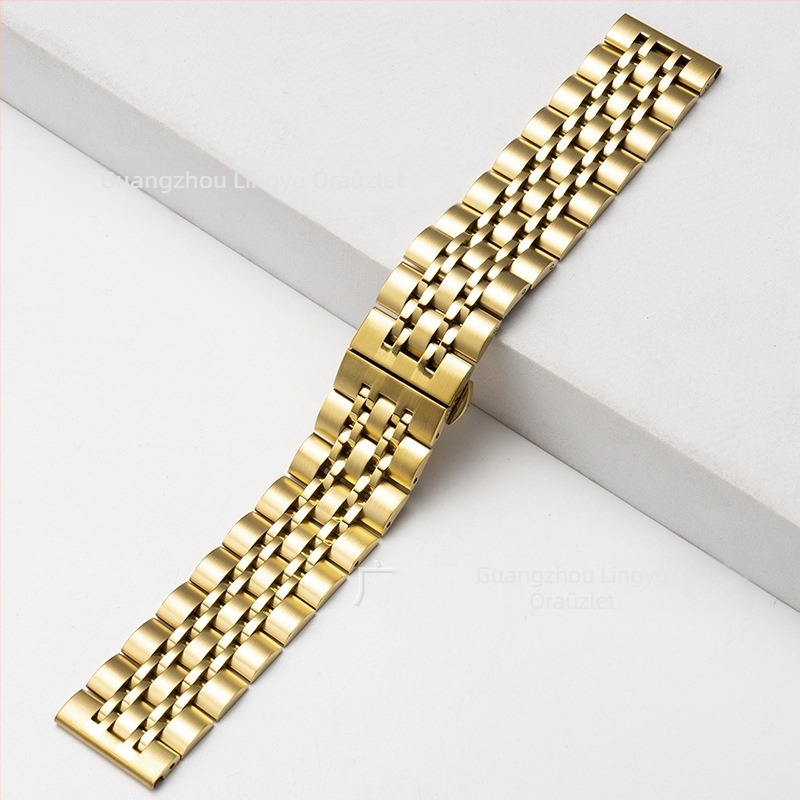 Rozsdamentes acél szíj Apple Watch-hoz, 22 mm interfész szélesség, kompatibilis Apple/General modellekkel, tömeg 0.1