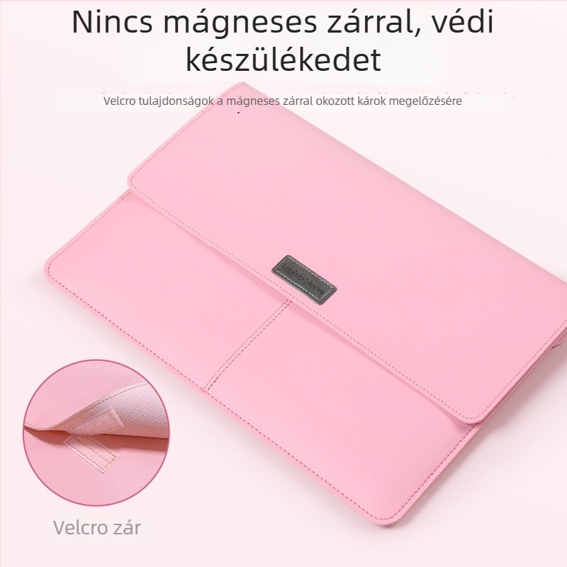 OLCK belső táska MacBook Pro/Air és más modellek számára; anyagok: műbőr, filc; típus: liner bag; kompatibilitás: MacBook Pro/Air és mások