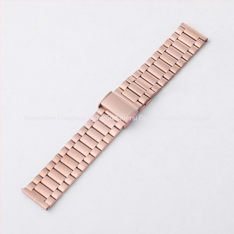 Nemesacél óraszíj integrált csattal Apple Watch 8/SE és Huawei GT3/2 kompatibil