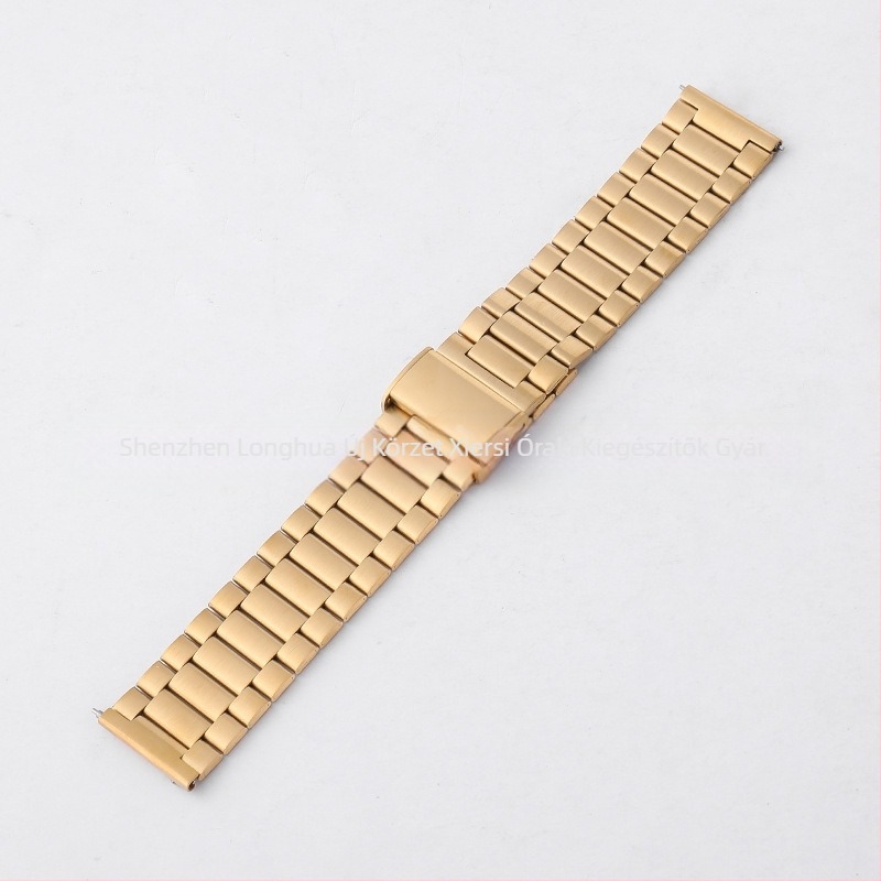 Nemesacél óraszíj integrált csattal Apple Watch 8/SE és Huawei GT3/2 kompatibil