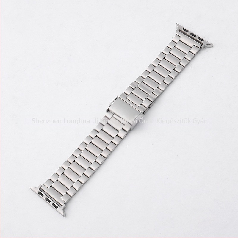 Nemesacél óraszíj integrált csattal Apple Watch 8/SE és Huawei GT3/2 kompatibil