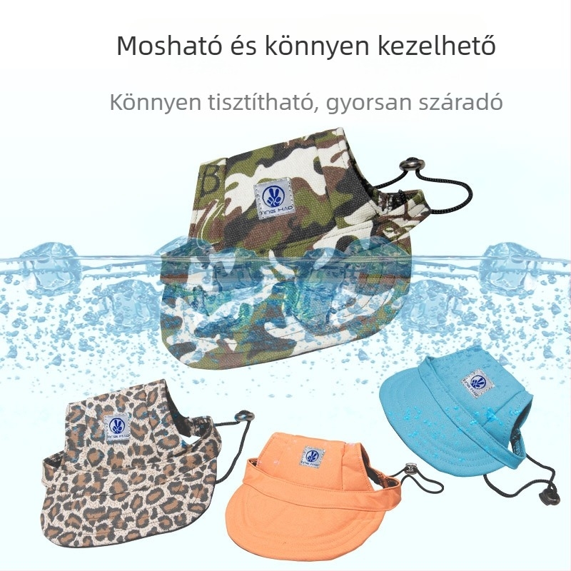 Kisállat kültéri baseball sapka, poliészter, twill szövés, nyomtatás, négy évszakos, lezser stílus
