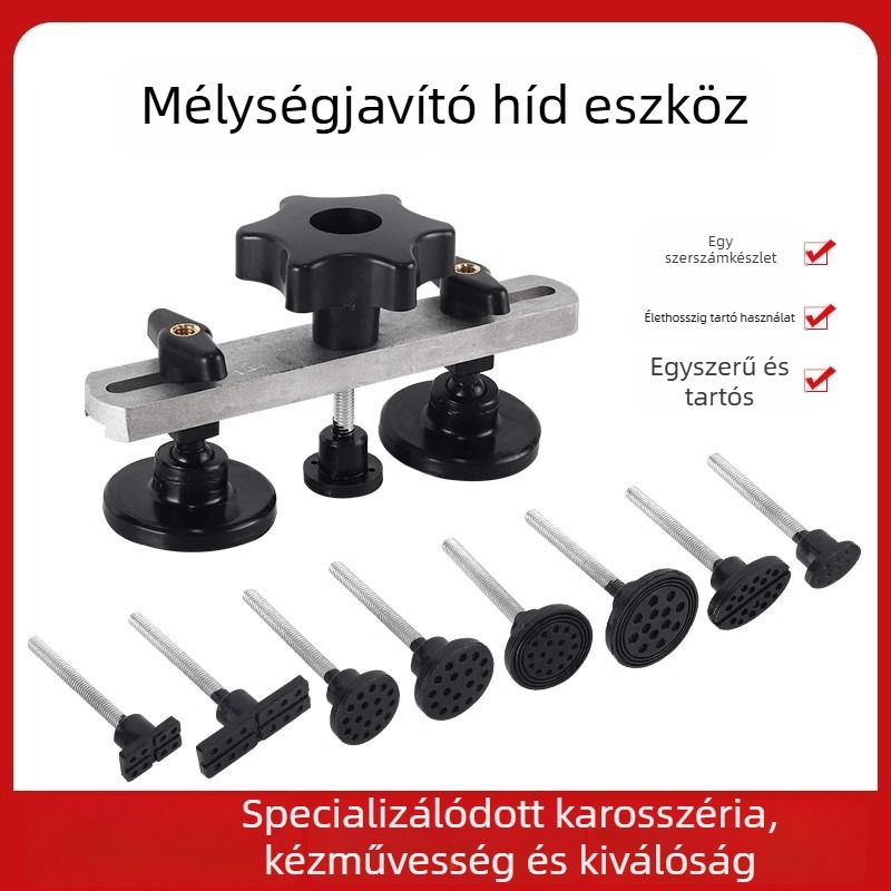 Autó karosszéria dents javító eszköz - Dents húzóeszköz, Dents eltávolítása, Karcolásmentes javítás (Márka: Egyéb; Anyag: Egyéb; Alkalmazási terület: Egyéb)