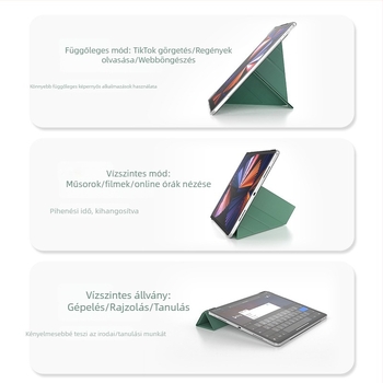 Több összecsukható szilikon puha tok állvánnyal iPad Pro 12.9/11 és 9.7 hüvelyk