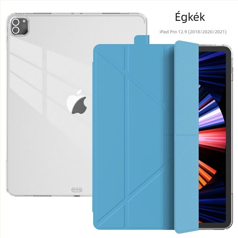 Több összecsukható szilikon puha tok állvánnyal iPad Pro 12.9/11 és 9.7 hüvelyk