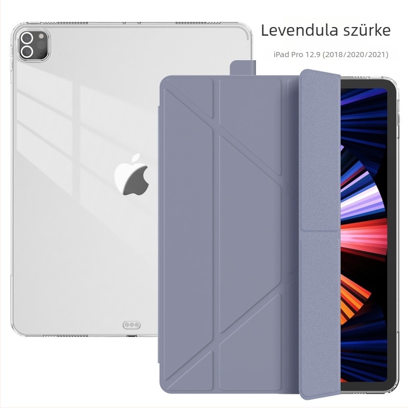 Több összecsukható szilikon puha tok állvánnyal iPad Pro 12.9/11 és 9.7 hüvelyk