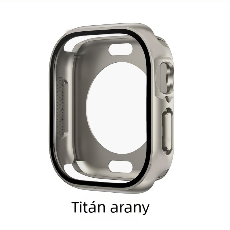 Apple Watch védőtok S10-hez – 360° teljes körű védelem, porálló, integrált kijelzőfilmmel, PC anyag