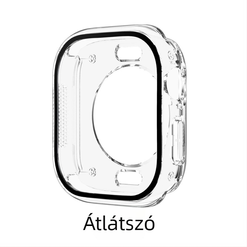 Apple Watch védőtok S10-hez – 360° teljes körű védelem, porálló, integrált kijelzőfilmmel, PC anyag