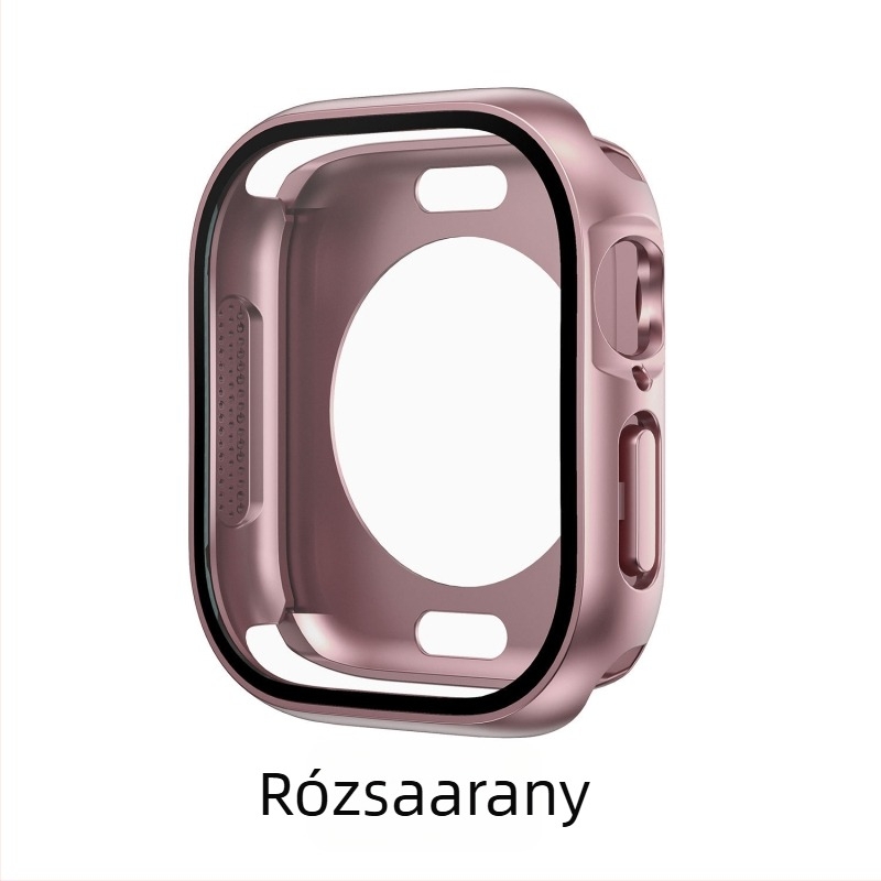 Apple Watch védőtok S10-hez – 360° teljes körű védelem, porálló, integrált kijelzőfilmmel, PC anyag