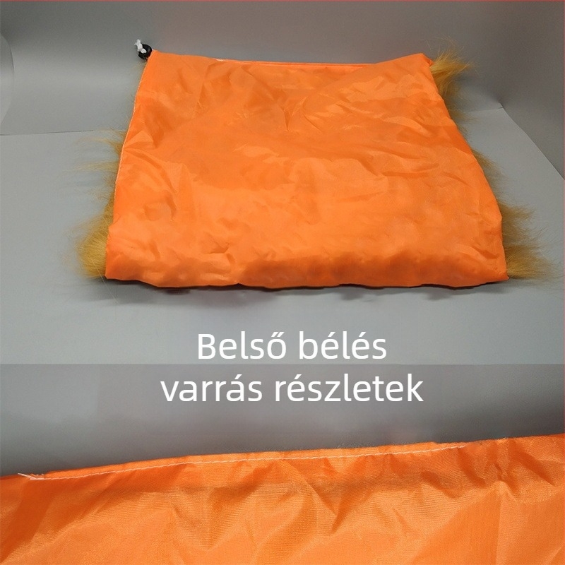 Kutyák fejfedő oroszlános mintával, aranyos medve jelmez sapka kis testű kutyáknak