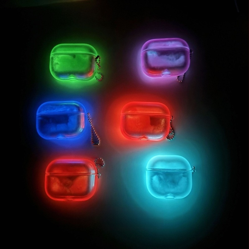 Fényes TPU védőtok AirPods 1/2/3 és AirPods Pro 3 számára, folyadék-homok effektus