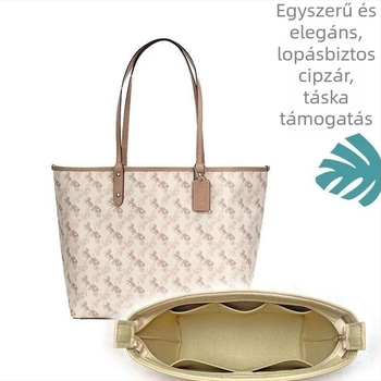 City33 válltáska belső bélés – dumpling bag beillesztés, összecsukható rendező, lopás elleni kivitel
