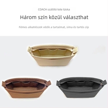 City33 válltáska belső bélés – dumpling bag beillesztés, összecsukható rendező, lopás elleni kivitel