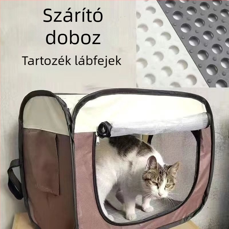 3. generációs háziállat-szárító doboz macskáknak, teljesen automata otthoni használatra, teljesítmény <1000W, feszültség ≤36V