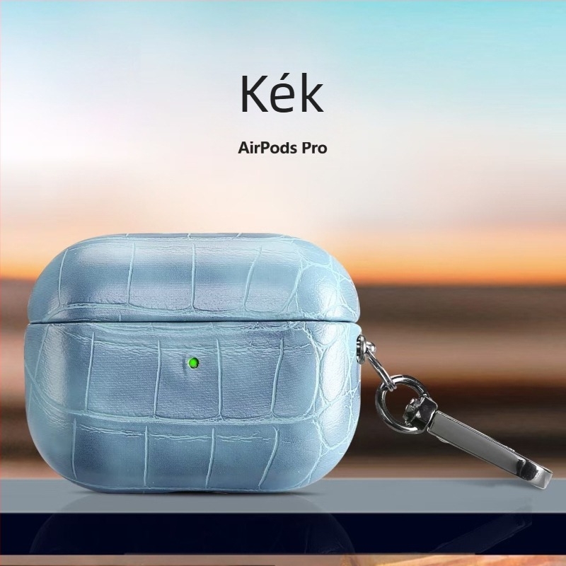 AirPods Pro 2 krokodil mintás PU bőrtok