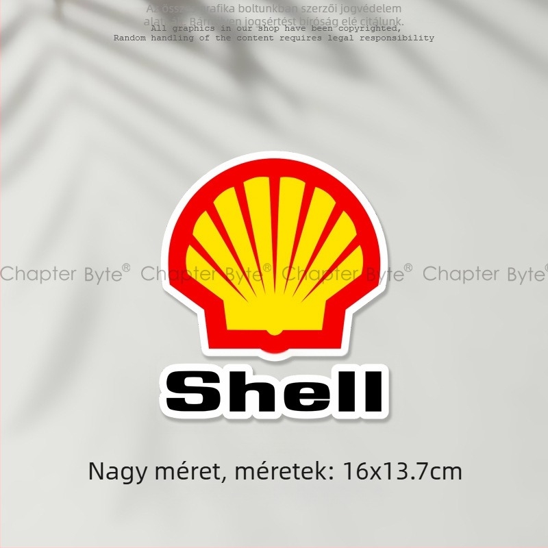 Chapter Byte autó karosszéria matricák, cartoon mintával, ragasztó típusú felhelyezés