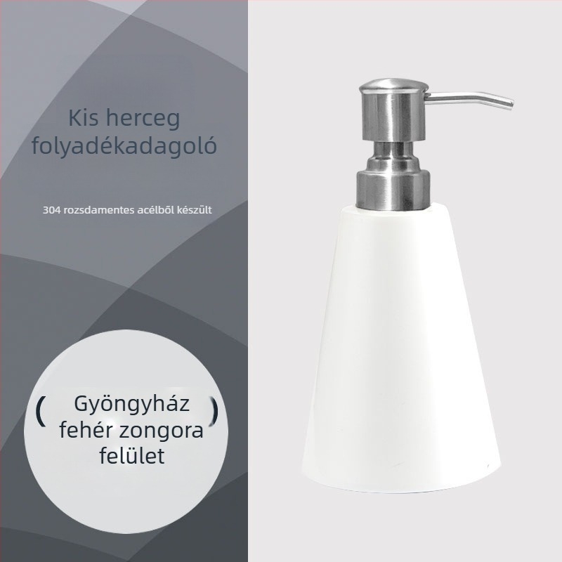 304 rozsdamentes acél pumpás lotionos üveg | márka K&T | felület: rajzolt/tükröződéses | modern minimalista stílus | funkció: kézi nyomás