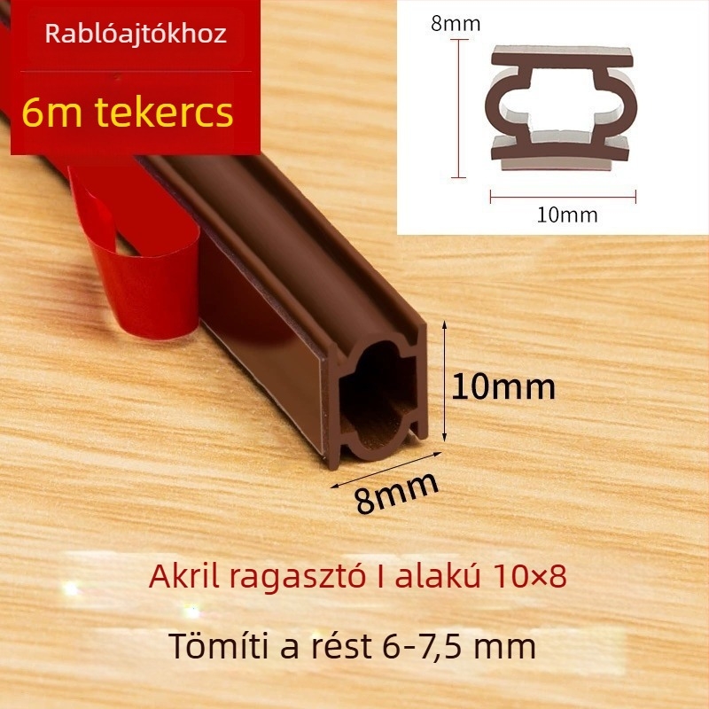 Ajtó- és ablakszigetelő szalag – Neck strength márka; ablakhoz használható; modell Confirm; magas hőállóság; modern minimalista stílus; testreszabott minták
