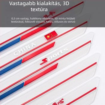 PVC lökhárító védőcsík, modell D-02, általános kompatibilitás, testreszabható feldolgozás