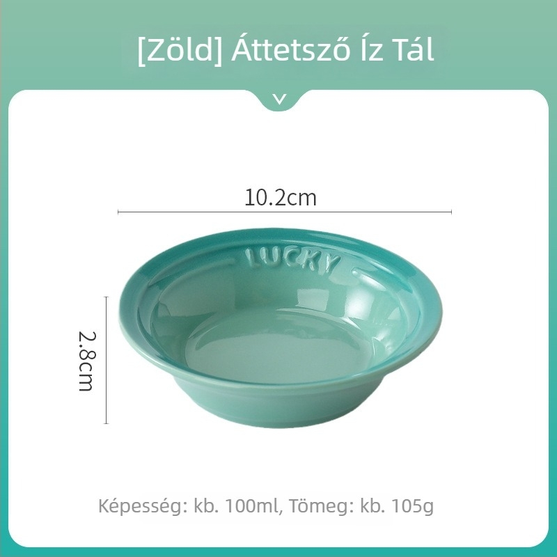 Porcelán kerek tál aláglazúros felülettel, mikrohullámú sütőben használható, több minta, logó nyomtatva; ideális szószokhoz, dipshez és nassolnivalókhoz.
